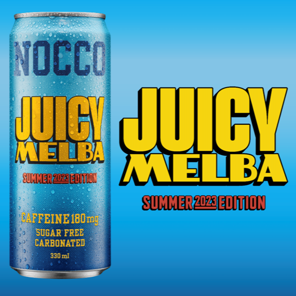 nocco juicy melba broskev